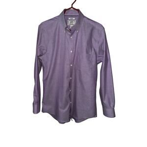 Jos A Bank 1905 Collection Slim Fit Dress Shirt 16-33 Lavender Non Iron Cotton
